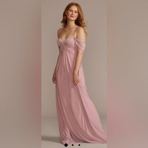 Jersey twist knot empire waist bridesmaid dress. Size 6. Brand new